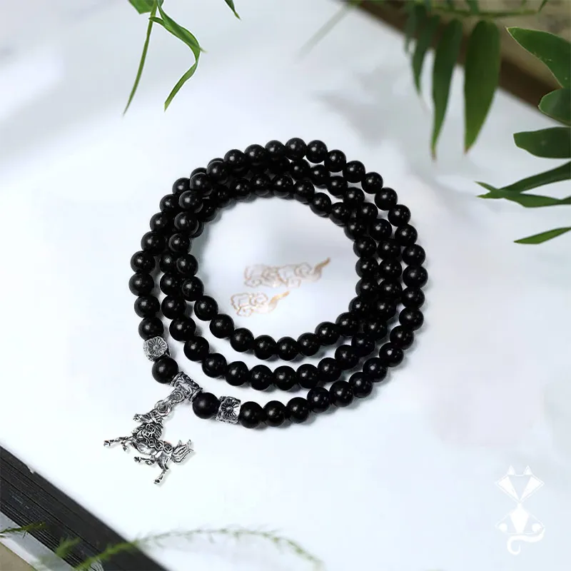 The Years Are Quiet Ebony Bracelets Unisex-16