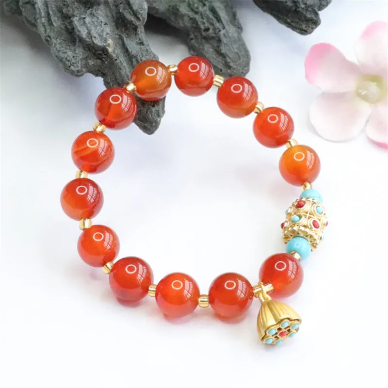 The Years Are Quiet Agate Bracelets Unisex-3