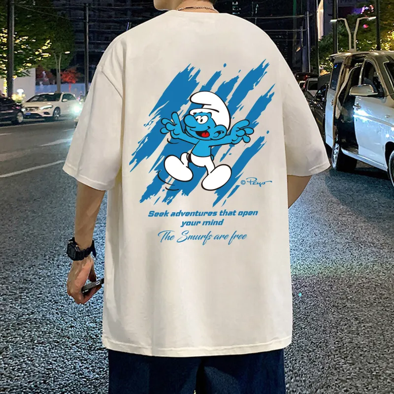 The Smurfs T Shirts Unisex-7