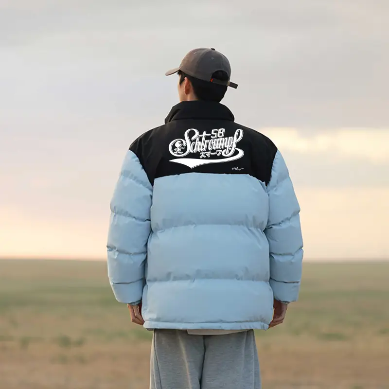 The Smurfs Puffer Jacket Unisex-3