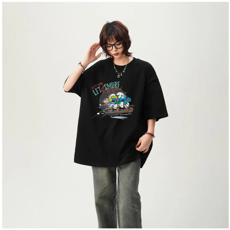 The Smurfs T Shirts Unisex-2