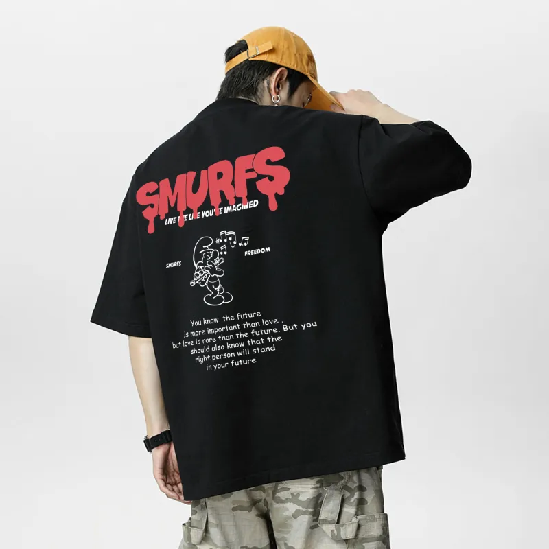 The Smurfs T Shirts Unisex-2