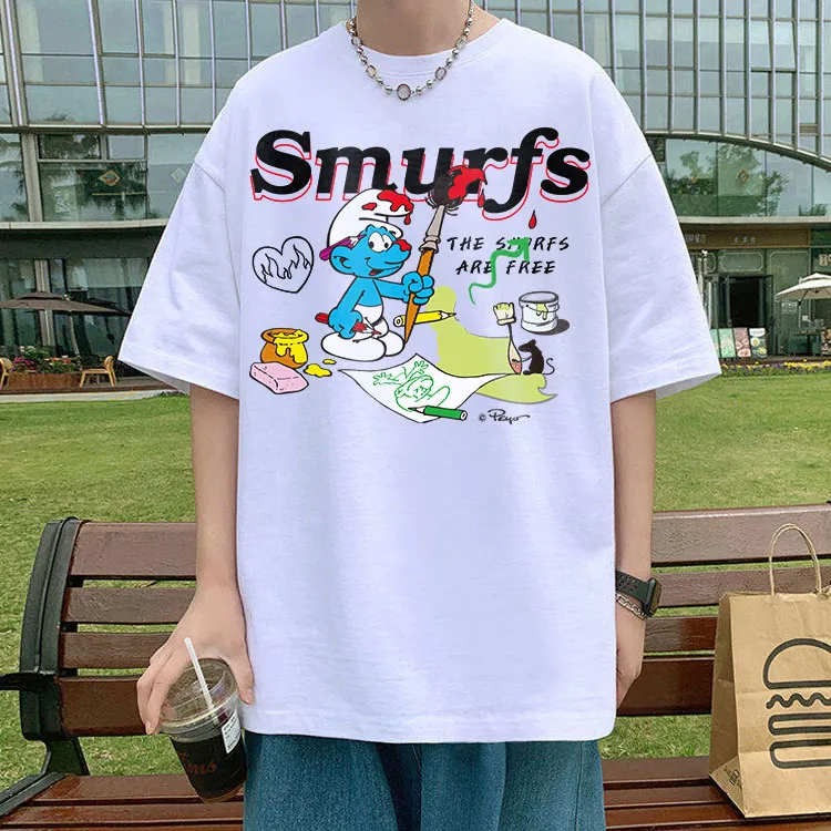The Smurfs T Shirts Unisex-2