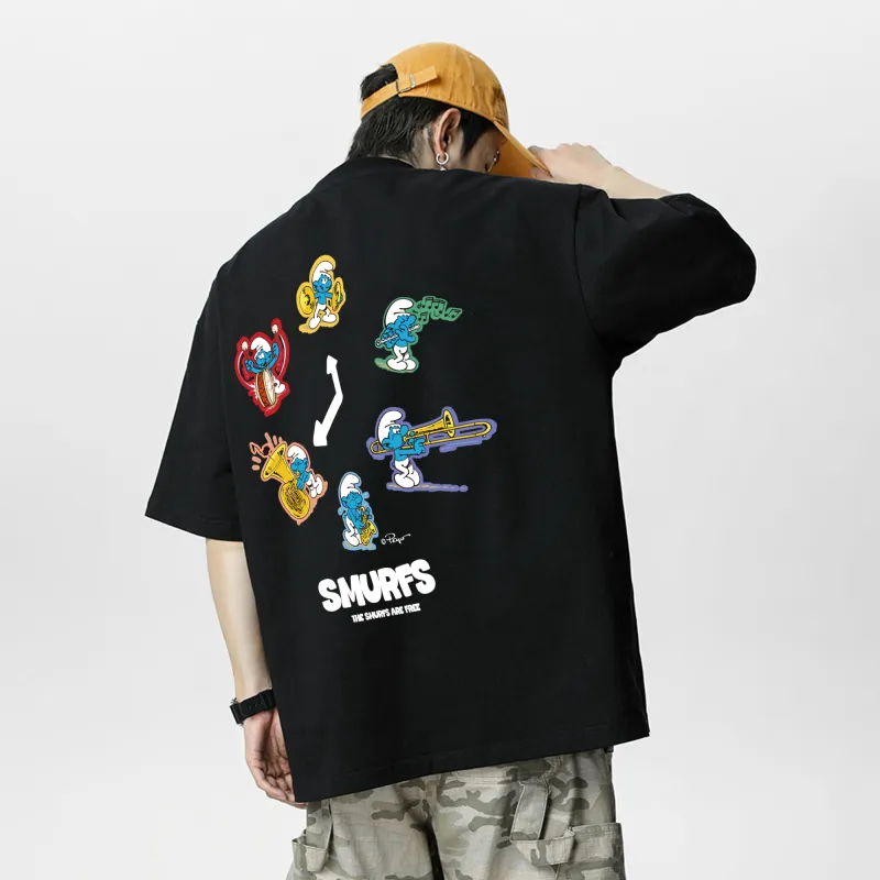 The Smurfs T Shirts Unisex-2