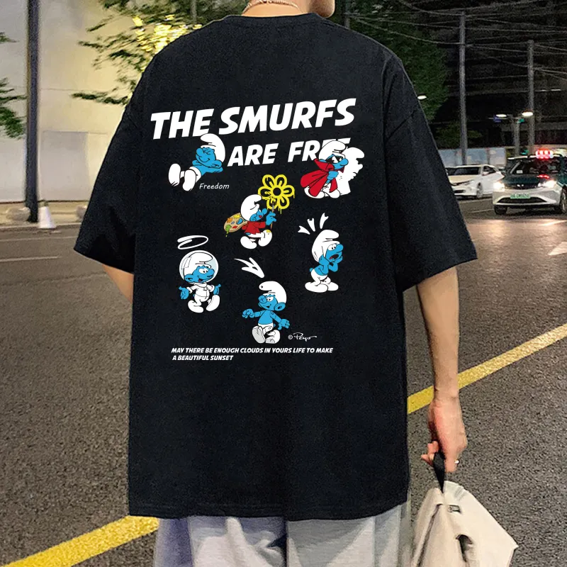 The Smurfs T Shirts Unisex-6