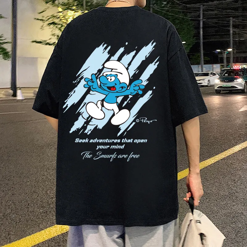 The Smurfs T Shirts Unisex-3