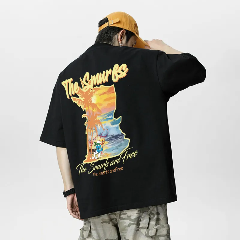 The Smurfs T Shirts Unisex-2