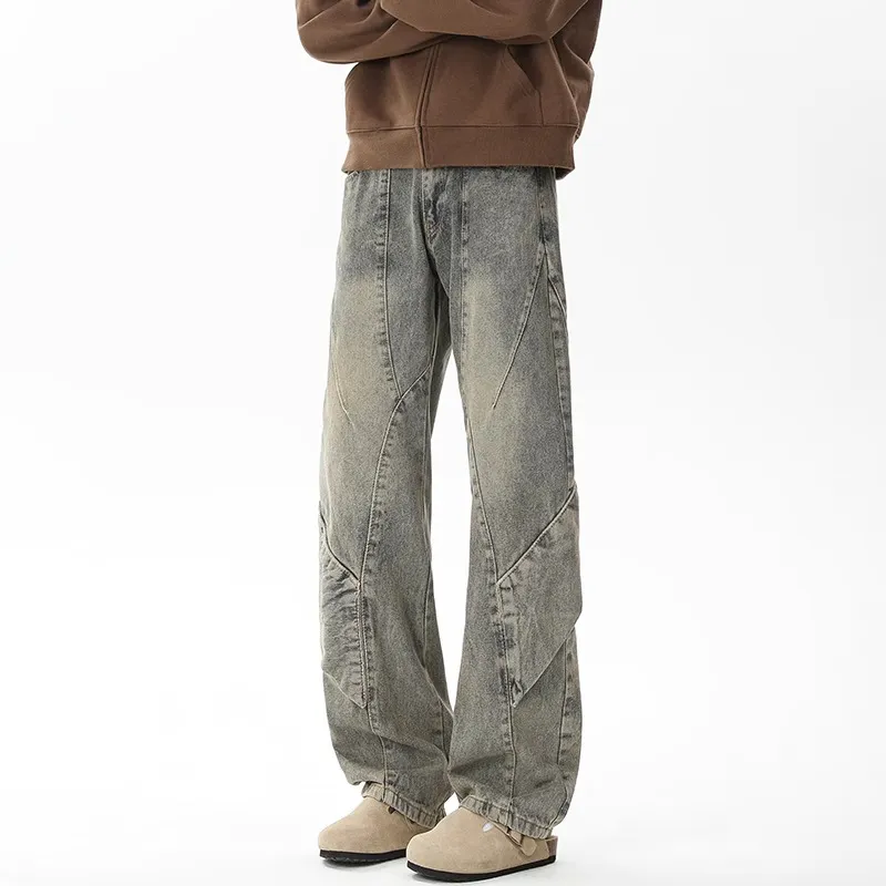 ASHER LEVINE Jeans Unisex Yellow Mud-2
