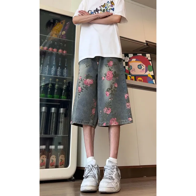 ASHER LEVINE Denim Shorts Unisex-3