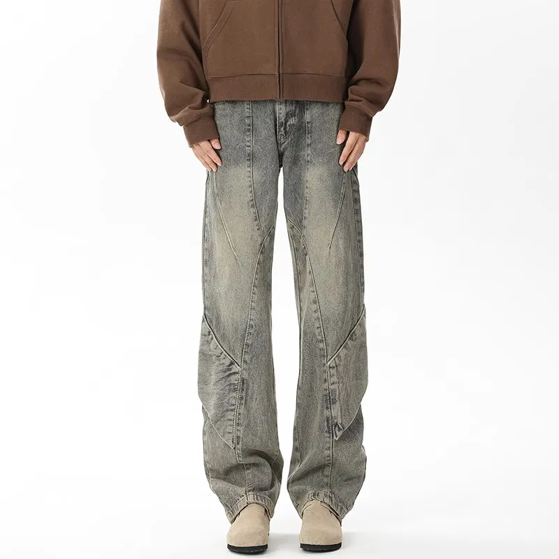 ASHER LEVINE Jeans Unisex Yellow Mud-3