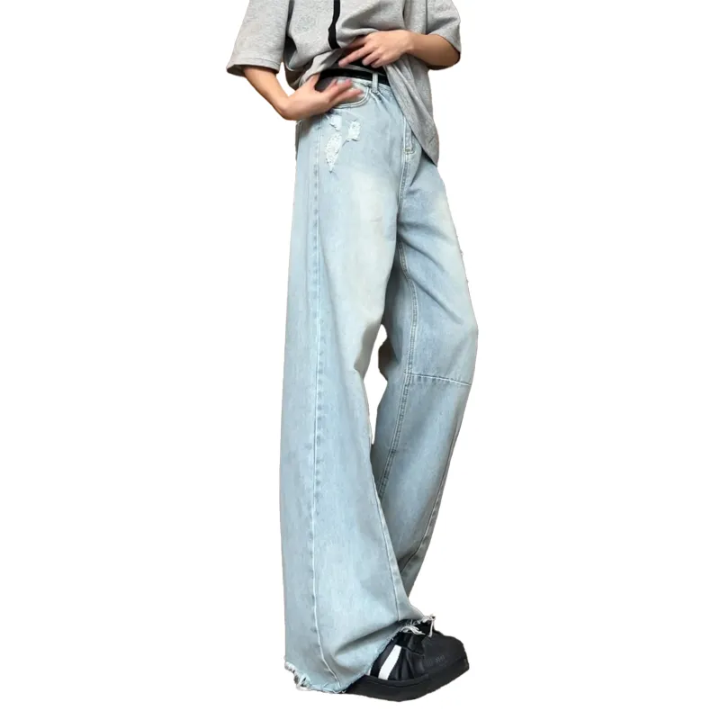 ASHER LEVINE Jeans Unisex Light Blue-4