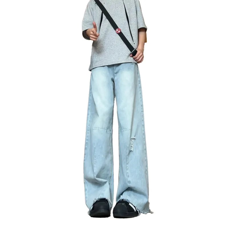 ASHER LEVINE Jeans Unisex Light Blue-3