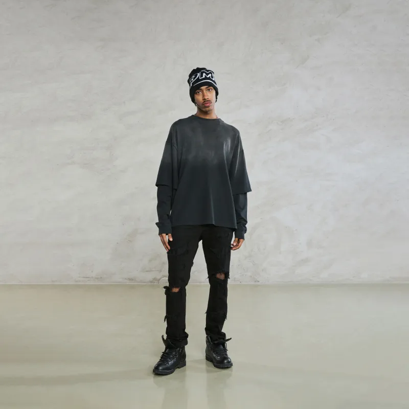 P.M.W Jeans Men Black-2