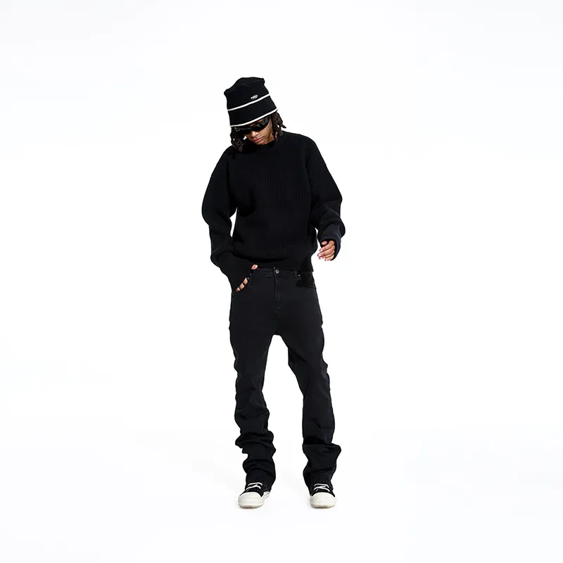 P.M.W Jeans Unisex Black-4