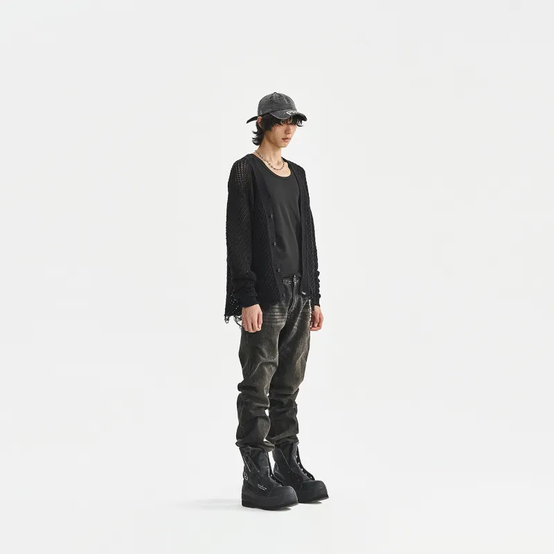 P.M.W Knitwear Unisex Black-4