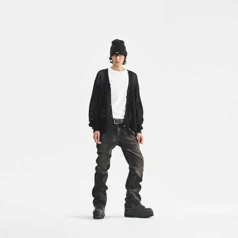 P.M.W Knitwear Unisex Black-2