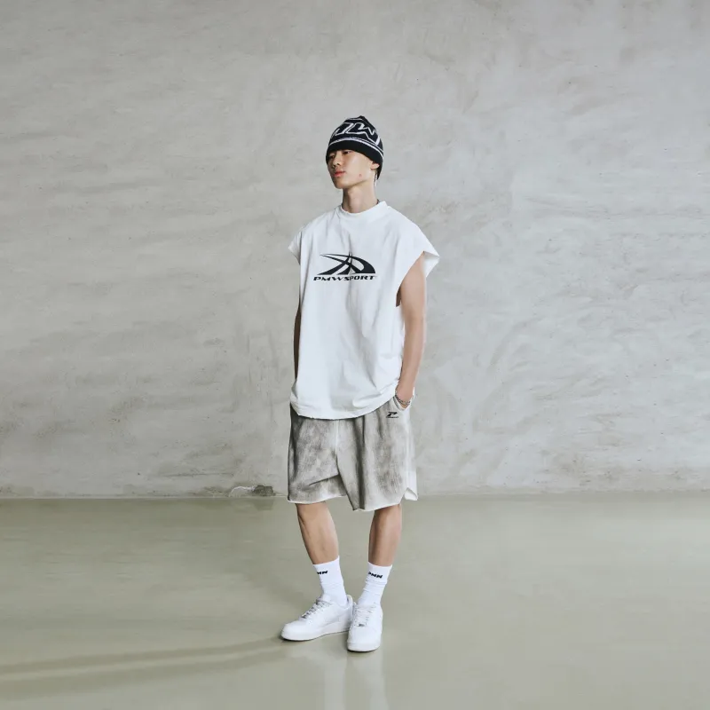 P.M.W Tank Tops Men White-1