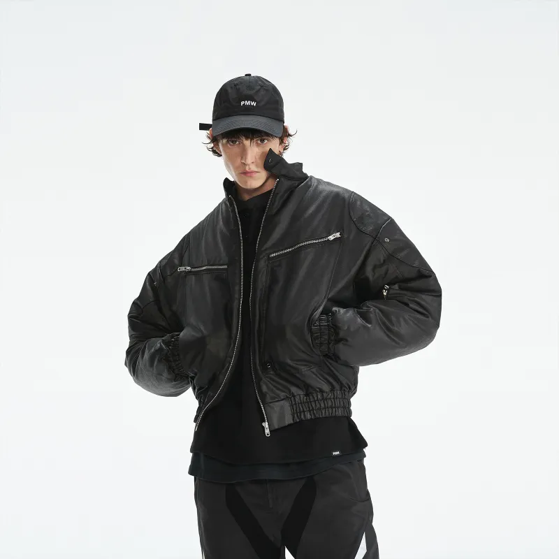 P.M.W Jackets Coats Unisex Black-1