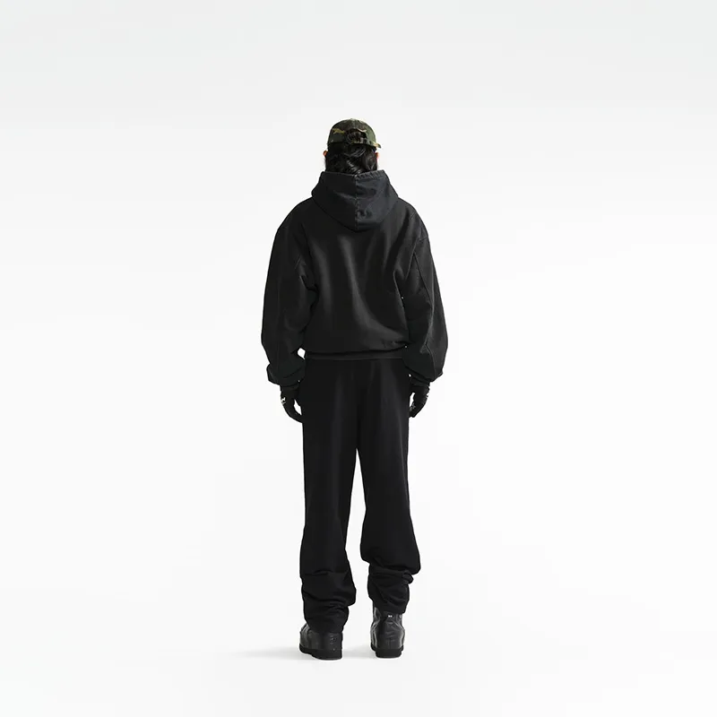 P.M.W Puffer Jacket Unisex Black-3