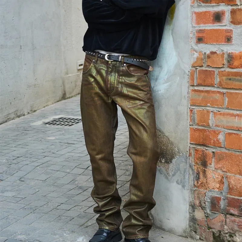 P.M.W Jeans Unisex Bronze-2