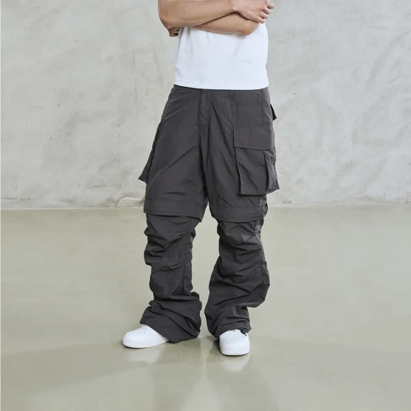 P.M.W Cargo Pants Unisex Gray-2