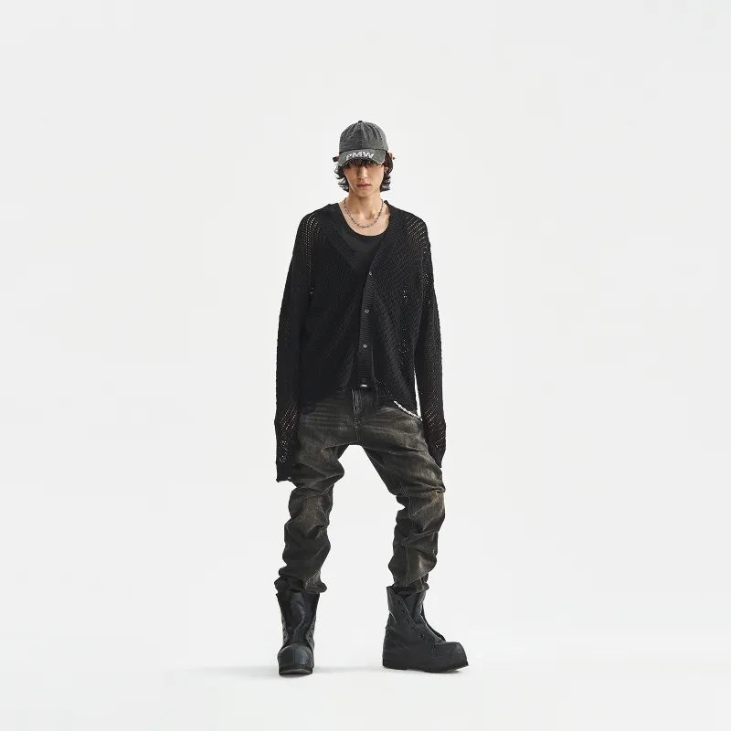 P.M.W Knitwear Unisex Black-5