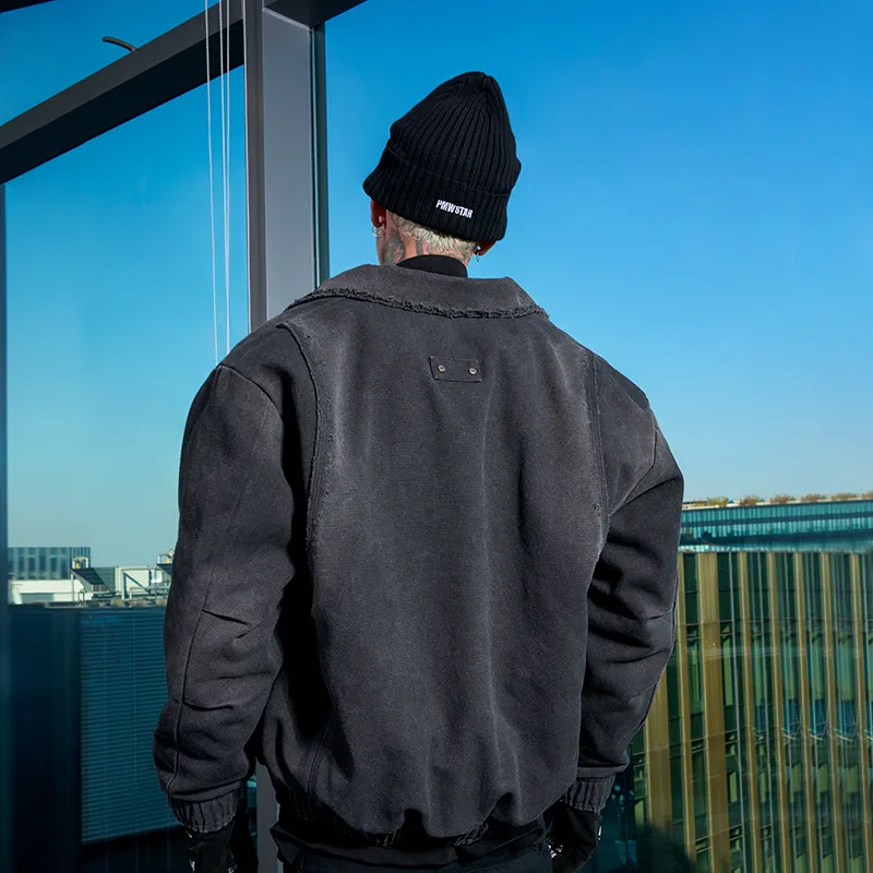P.M.W Jackets & Coats Unisex Carbon Black-2
