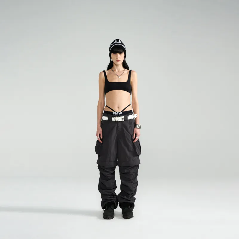P.M.W Cargo Pants Unisex Gray-4