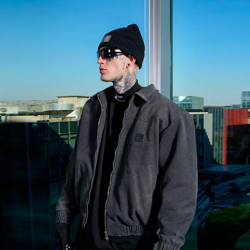 P.M.W Jackets & Coats Unisex Carbon Black-4
