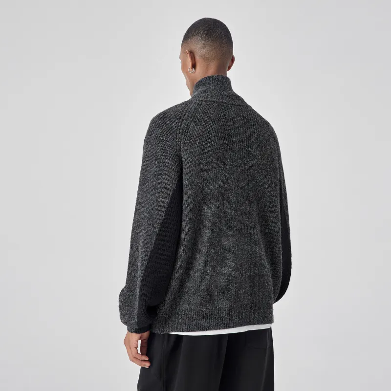 Bodydream Sweater Unisex Dark Heather Gray-7