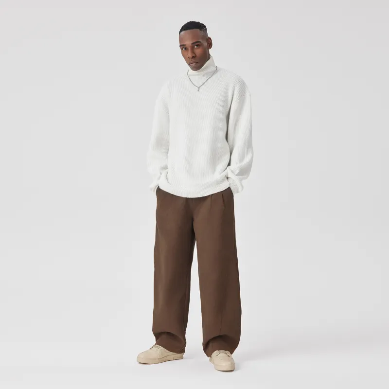 Bodydream Suit Trousers Unisex Brown Green-3