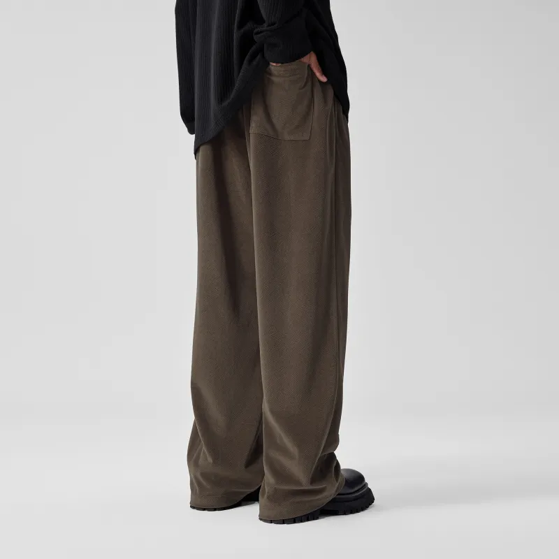 Bodydream Suit Trousers Unisex Dark Brown-5