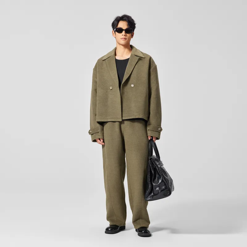 Bodydream Suit Trousers Unisex Moss Green-4