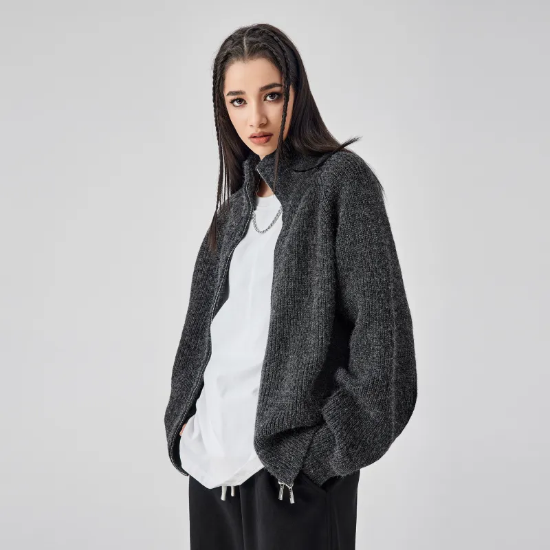 Bodydream Sweater Unisex Dark Heather Gray-5