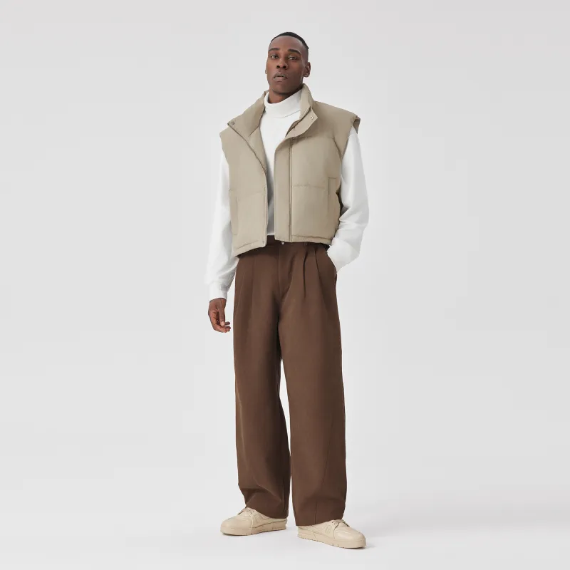 Bodydream Suit Trousers Unisex Brown Green-4