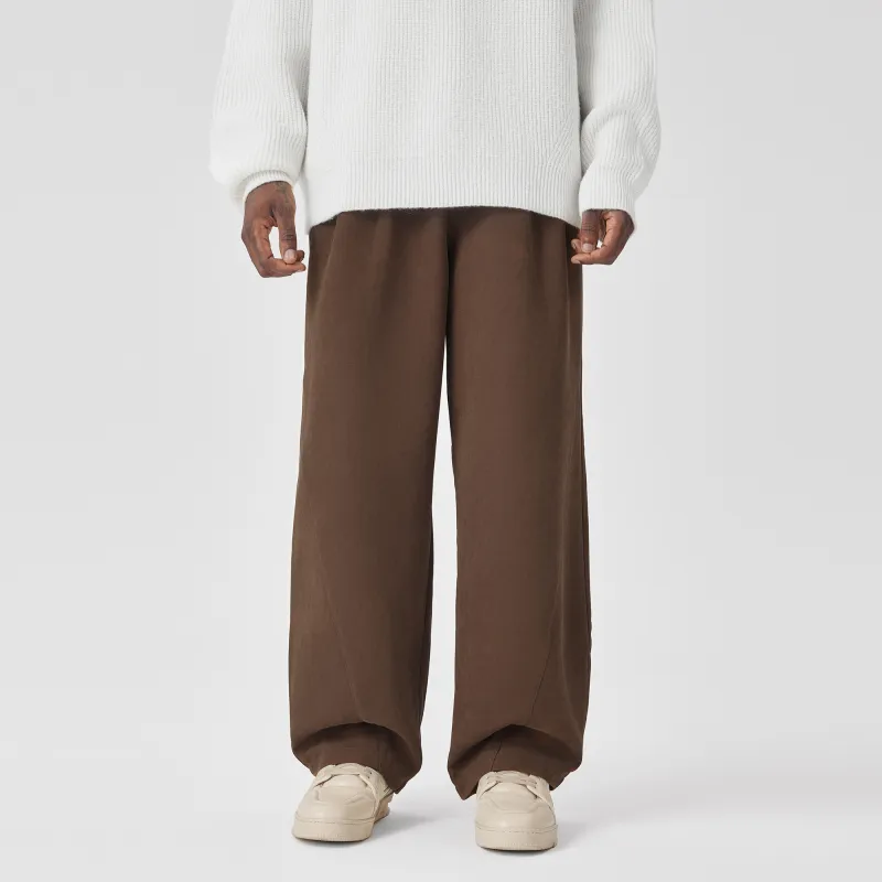 Bodydream Suit Trousers Unisex Brown Green-5