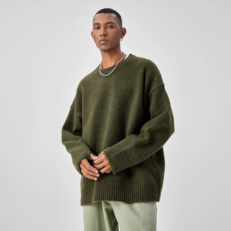 Bodydream Sweaters Unisex Army Green-6