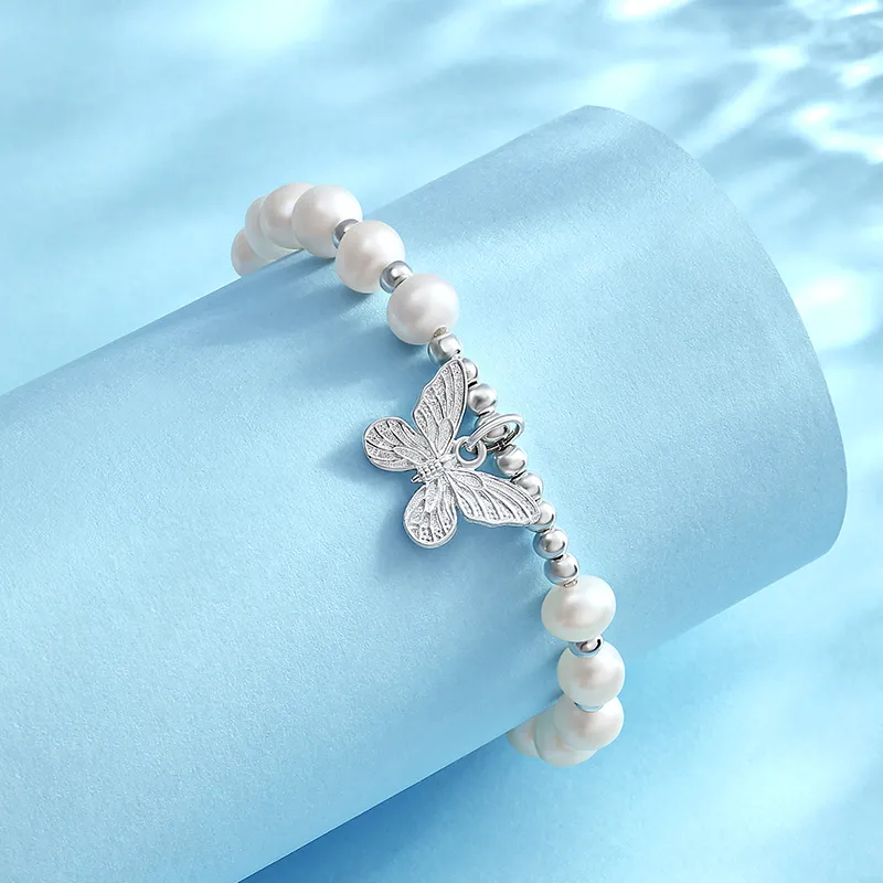 SINO GEM Pearl Bracelets Women's-5