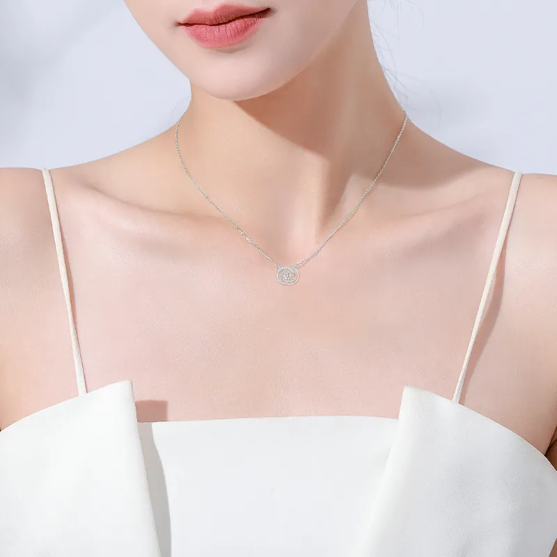 Chinese Jewelry 925 Sterling Silver Necklaces Women's-5