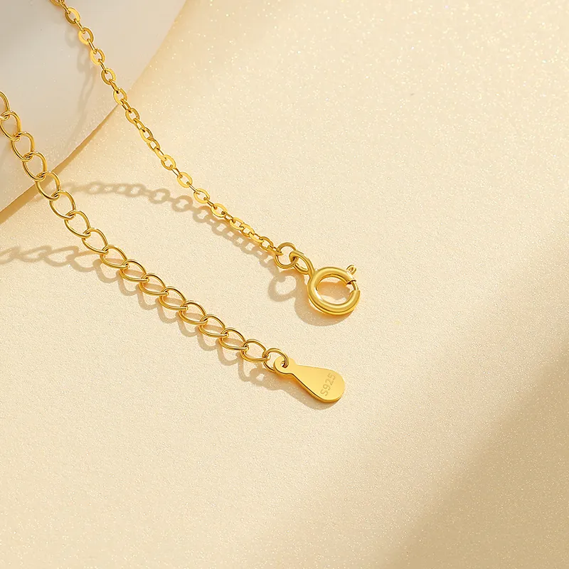 SINO GEM 925 Sterling Silver Necklaces Women's-5