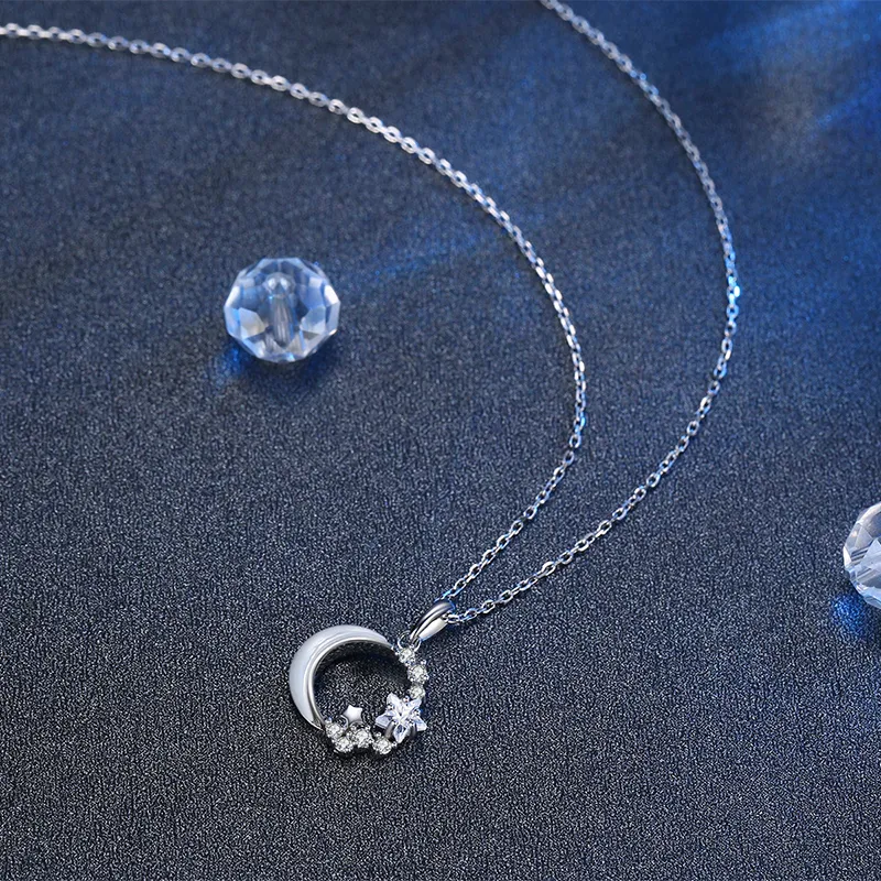SINO GEM 925 Sterling Silver Necklaces Women's-3