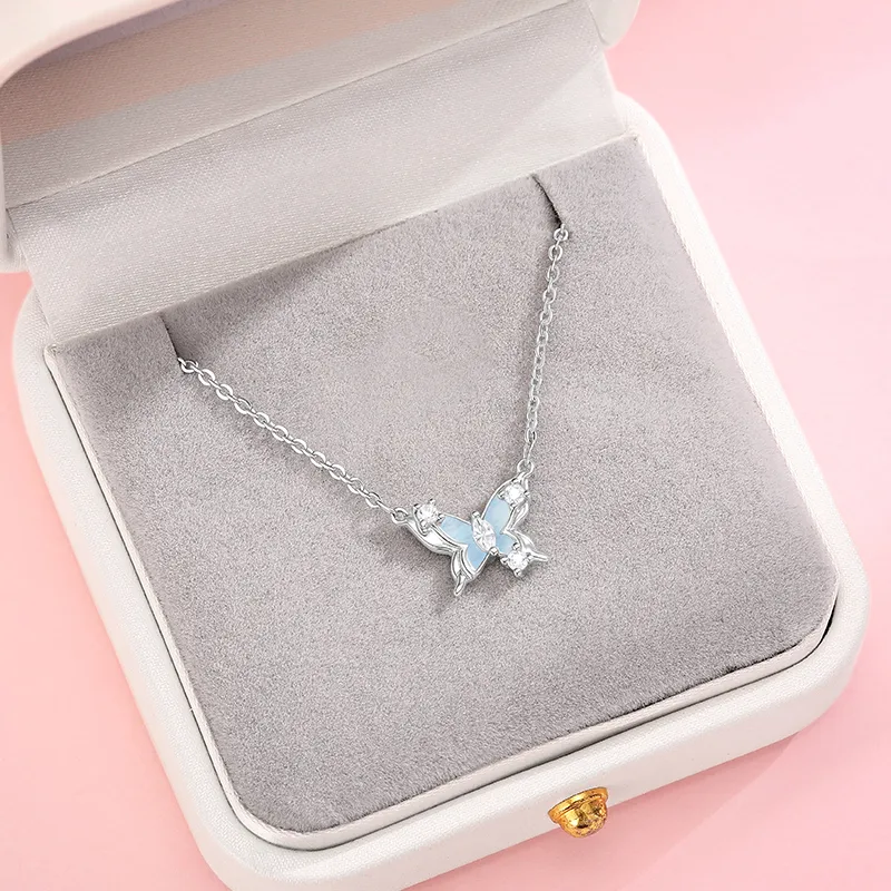 SINO GEM 925 Sterling Silver Necklaces Women's-3