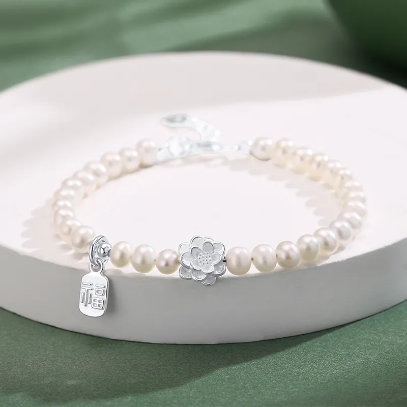 SINO GEM Pearl Bracelets Women's-5