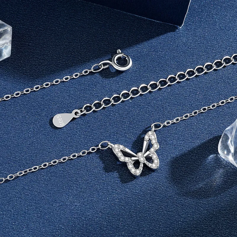 SINO GEM S925 Silver Necklaces Women's-3
