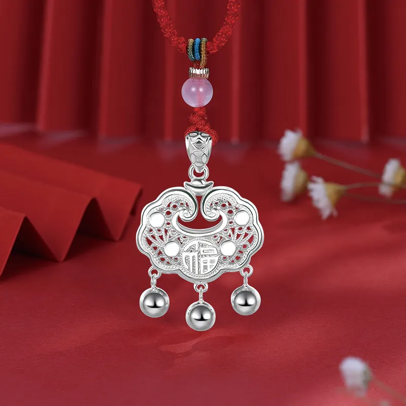SINO GEM 990 Silver Necklaces Kids'-2