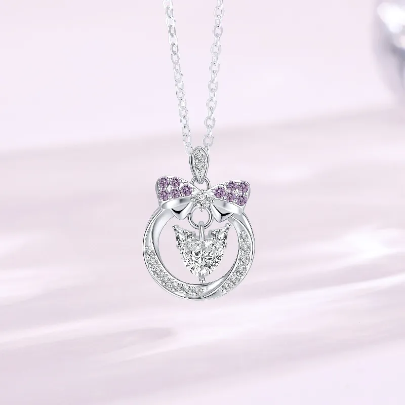SINO GEM 925 Sterling Silver Necklaces Women's-1