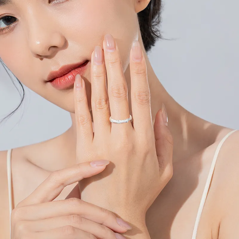 SINO GEM S925 Silver Rings Unisex-7