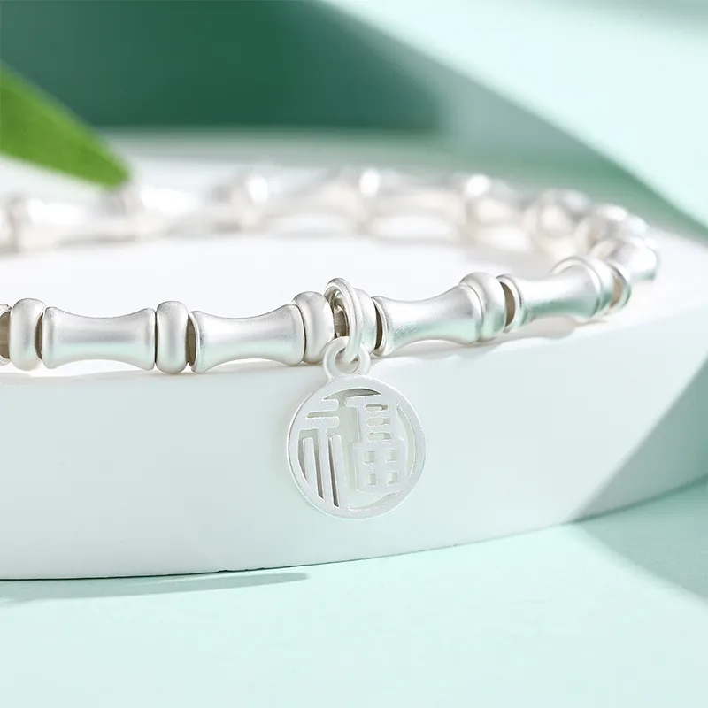 SINO GEM 999 Fine Silver Bracelets Women's-3