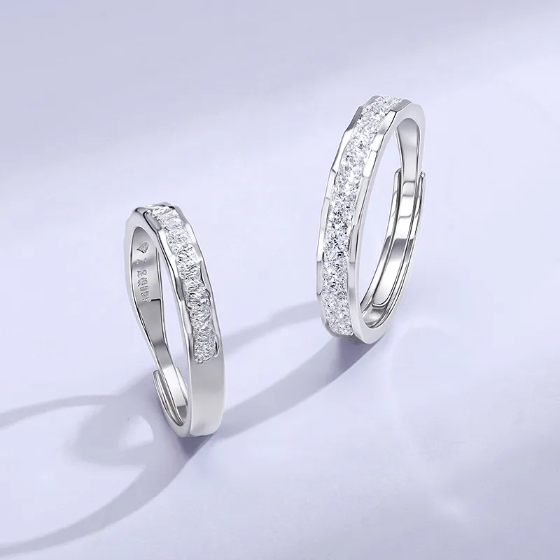 SINO GEM Sterling Silver Ring Unisex-4