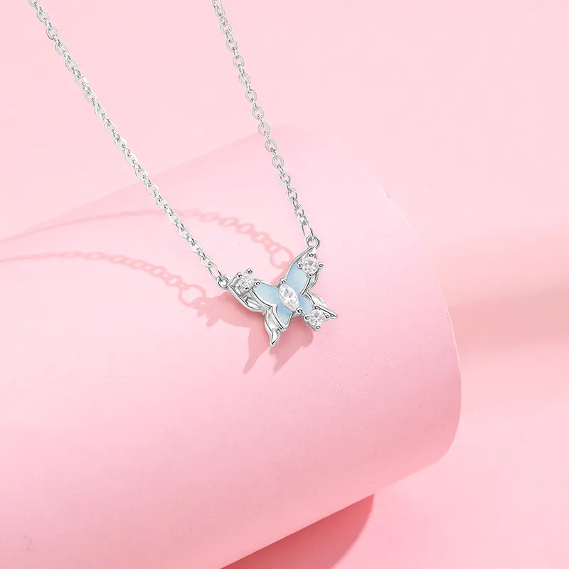 SINO GEM 925 Sterling Silver Necklaces Women's-4